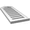 Ekena Millwork Octagonal Top Surface Mount PVC Gable Vent w/ 2"W x 1-1/2"P Brickmould Frame, 12"W x 32"H GVPOT12X3202SF - alternate 4